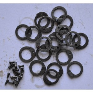 7mm flat ring round riveted